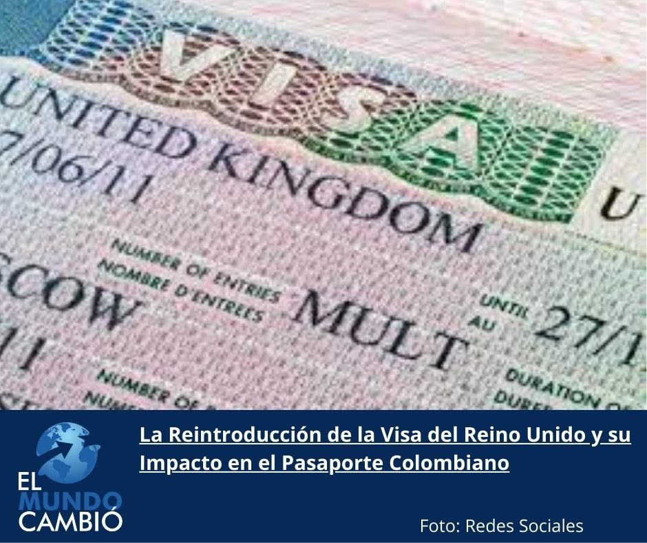 La Reintroducci N De La Visa Del Reino Unido Y Su Impacto En El Pasaporte Colombiano El Mundo