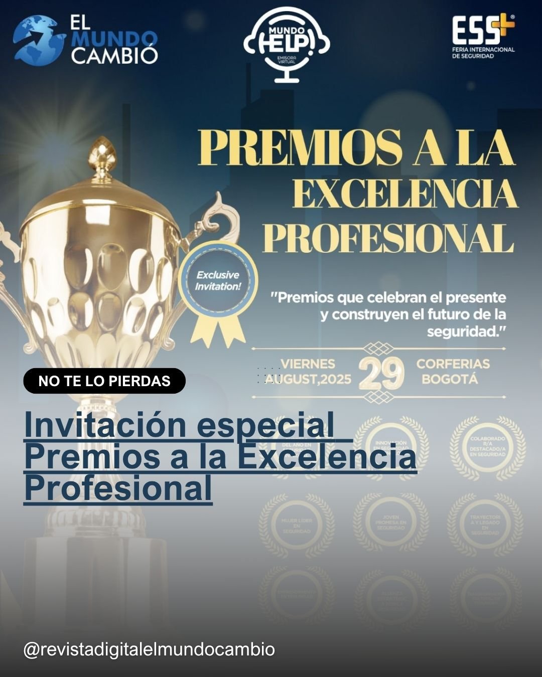 Invitación especial – Premios a la Excelencia Profesional