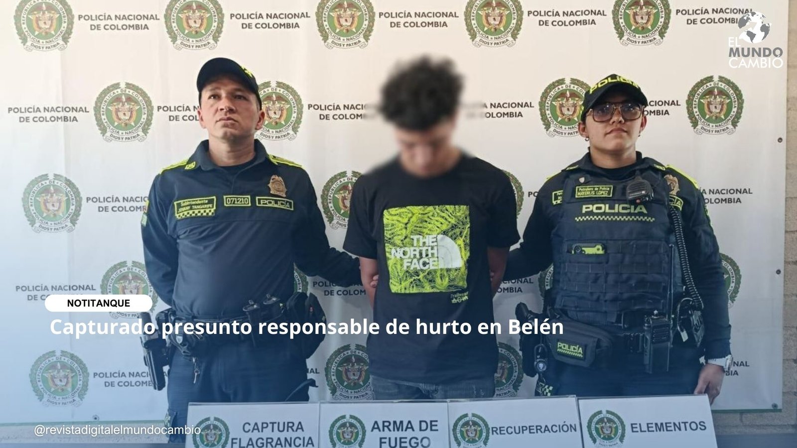 Capturado presunto responsable de hurto en Belén