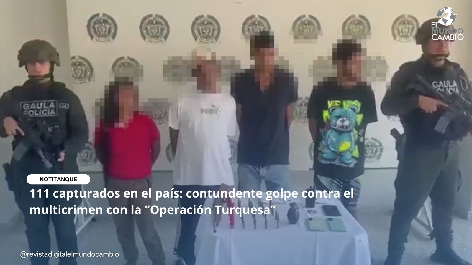 111 capturados en el país: contundente golpe contra el multicrimen con la “Operación Turquesa”