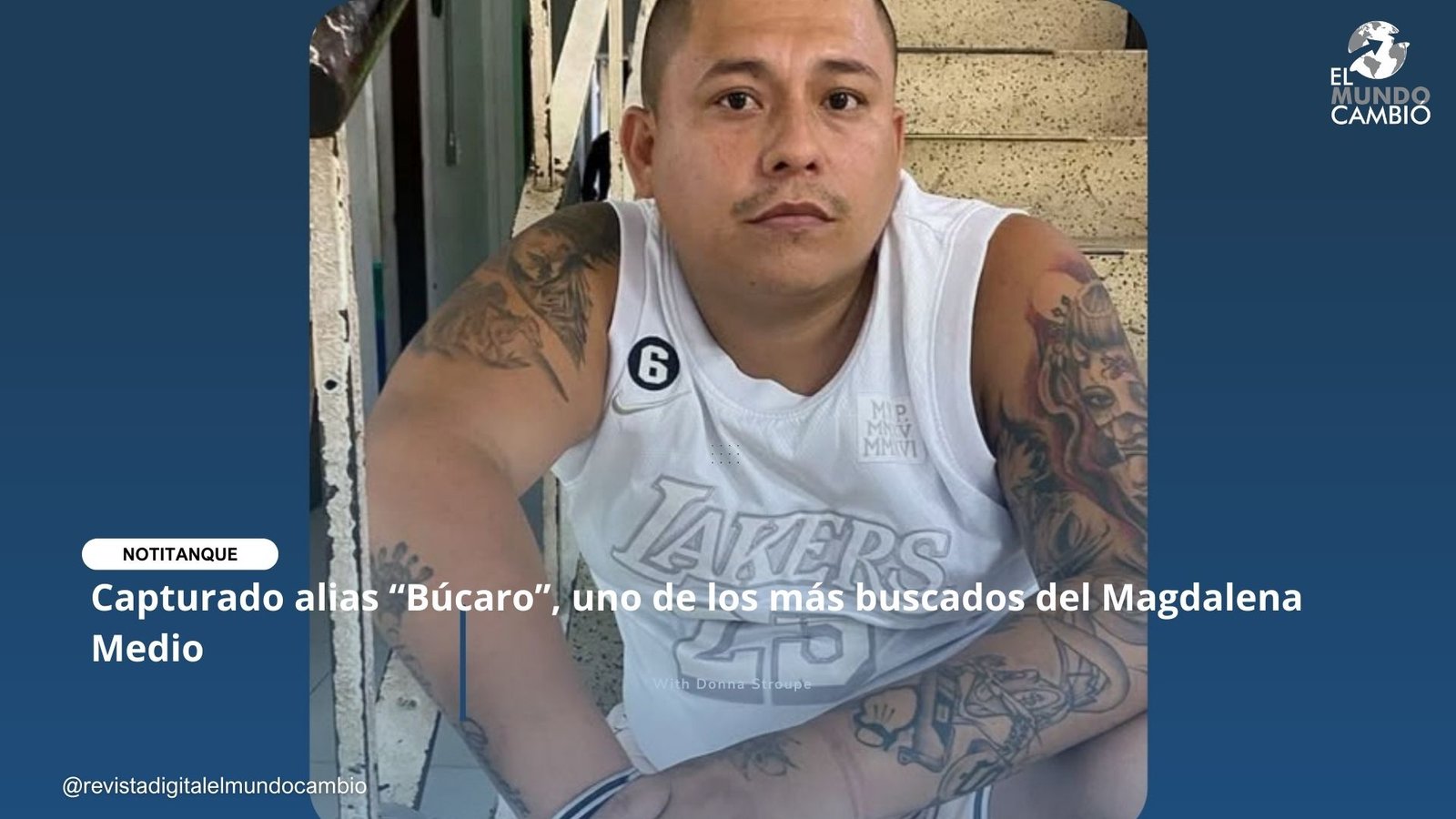 Capturado alias “Búcaro”, uno de los más buscados del Magdalena Medio