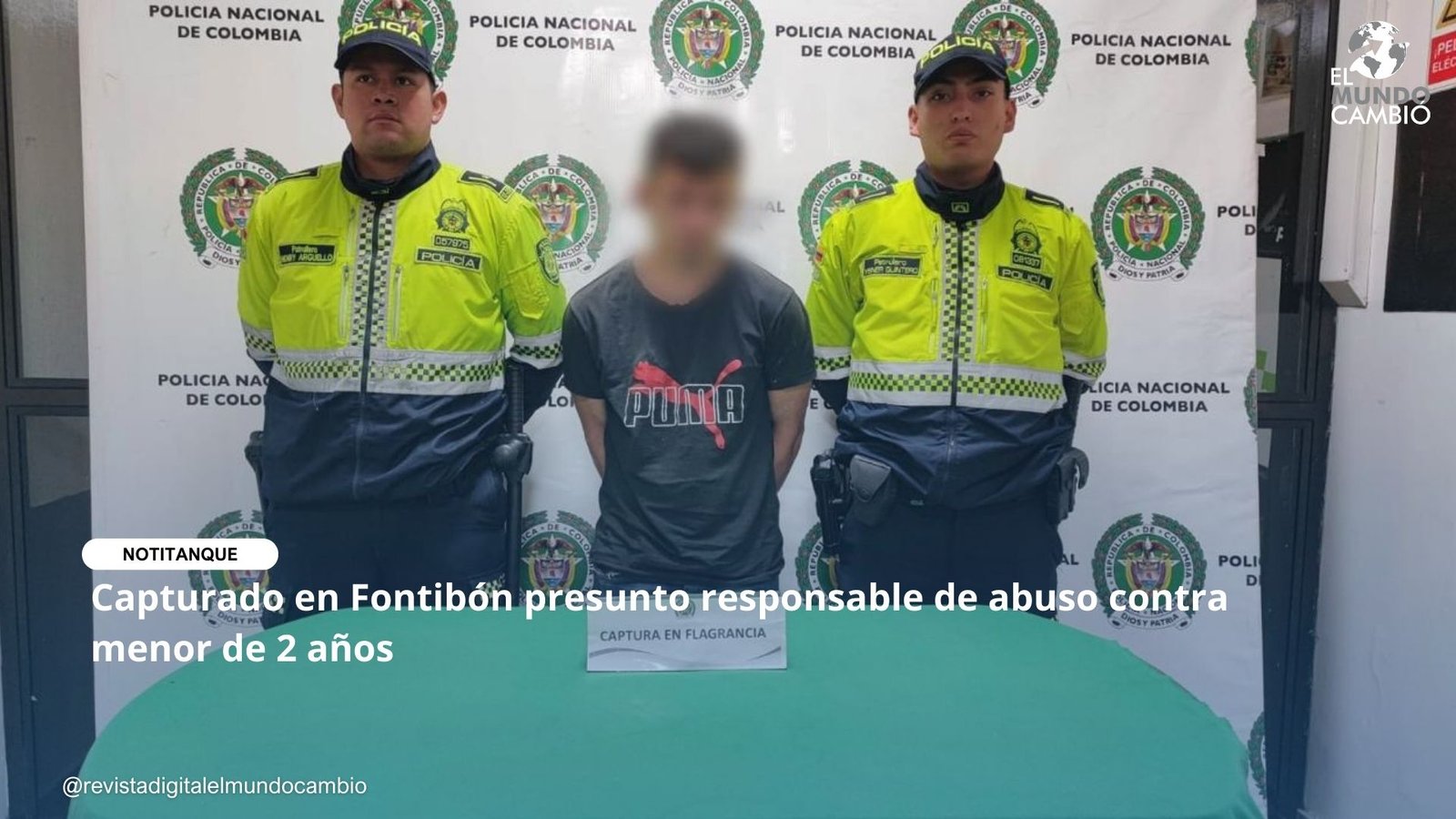 Capturado en Fontibón presunto responsable de abuso contra menor de 2 años