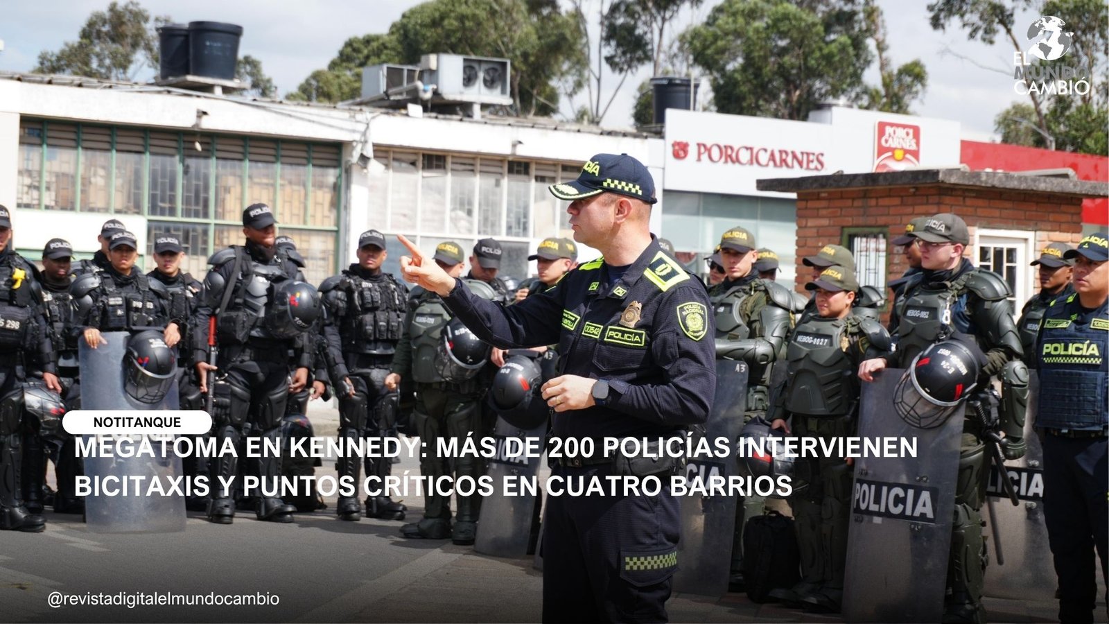 MEGATOMA EN KENNEDY: MÁS DE 200 POLICÍAS INTERVIENEN BICITAXIS Y PUNTOS CRÍTICOS EN CUATRO BARRIOS