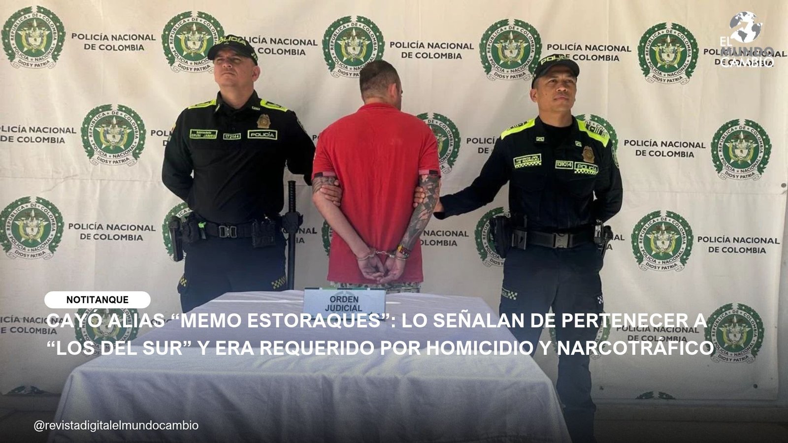 CAYÓ ALIAS “MEMO ESTORAQUES”: LO SEÑALAN DE PERTENECER A “LOS DEL SUR” Y ERA REQUERIDO POR HOMICIDIO Y NARCOTRÁFICO