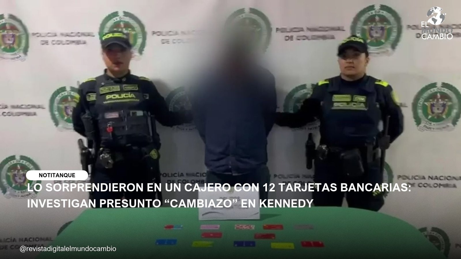 LO SORPRENDIERON EN UN CAJERO CON 12 TARJETAS BANCARIAS: INVESTIGAN PRESUNTO “CAMBIAZO” EN KENNEDY